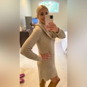 White House Black Market Sweater Dress Size S